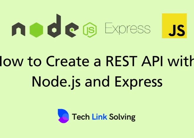 How to Create a REST API with Node.js and Express